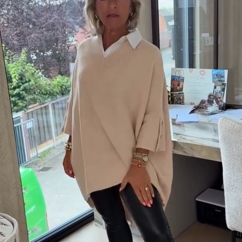 💥Limited-time offer-Women's Long-Sleeve Top with Shirt Collar