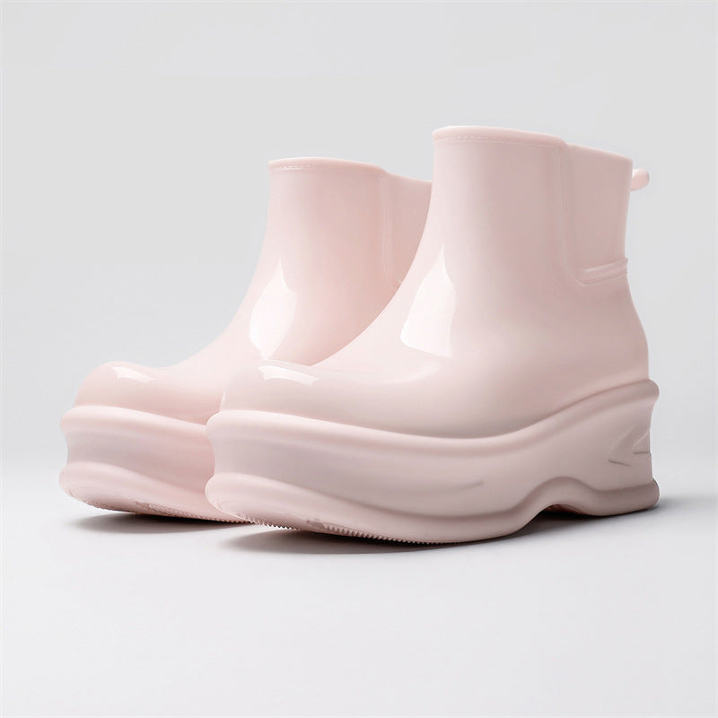 Women's Height-Increasing Ankle Rain Boots