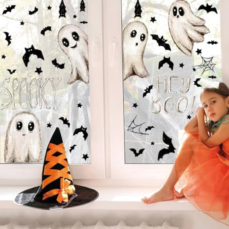 🔥 LAST DAY PROMOTION - 50%OFF 🔥 Cute & Fun Halloween Ghost Static Window Cling