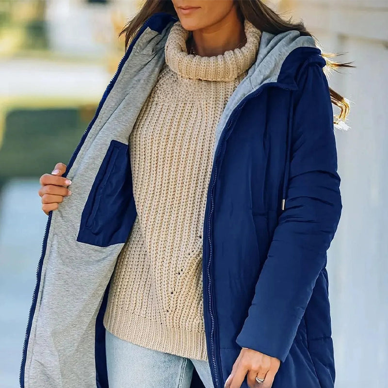 š„Limited-time offer, while stocks lastš„Solid Color Hooded Slim Fit Jacket