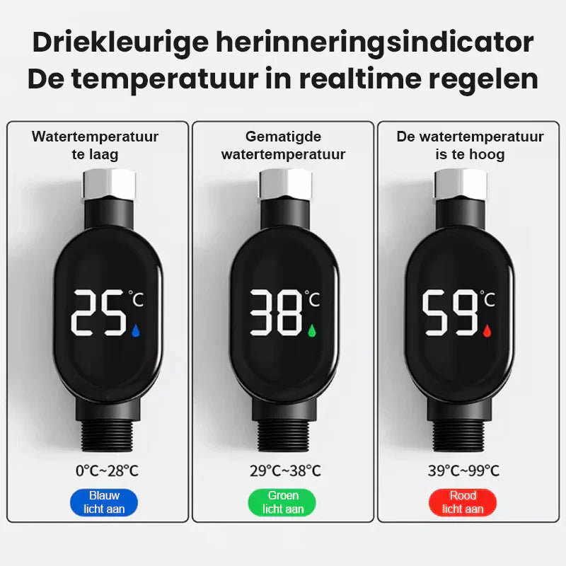 🚿 BUY 2 GET 1 FREE! - Shower Thermometer🌡️ Instant Digital Display, Waterproof & Easy Install for Safe Bathing 👶📦