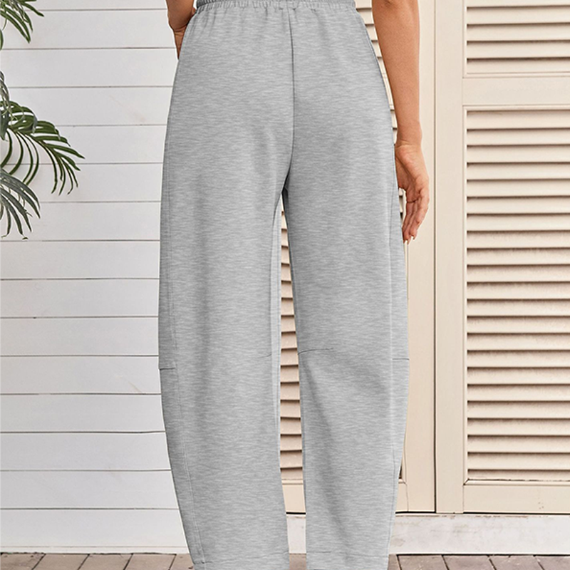 Drawstring Pocket Capri Sweatpants