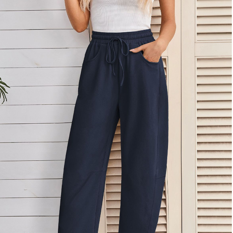 Drawstring Pocket Capri Sweatpants
