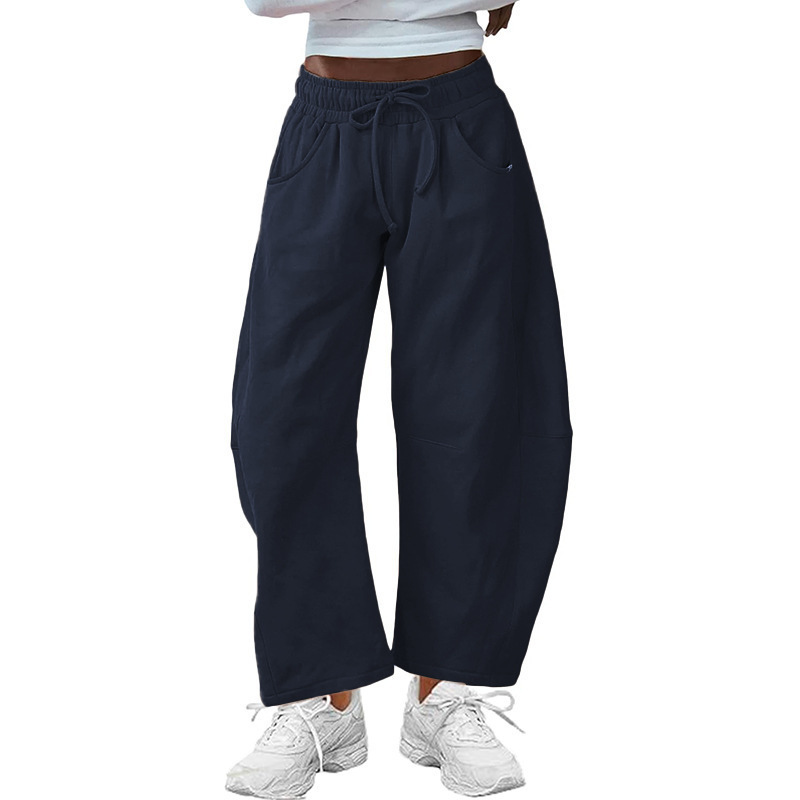 Drawstring Pocket Capri Sweatpants