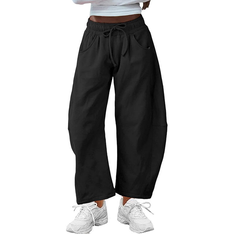 Drawstring Pocket Capri Sweatpants