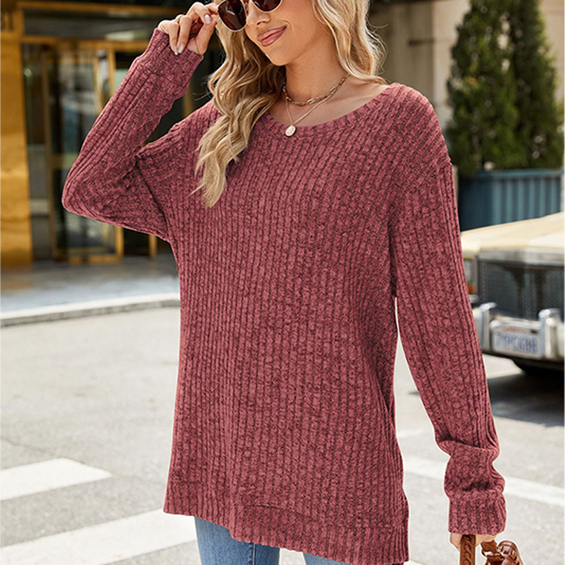 Women's Soft Knit Oversized Tunic Sweater
