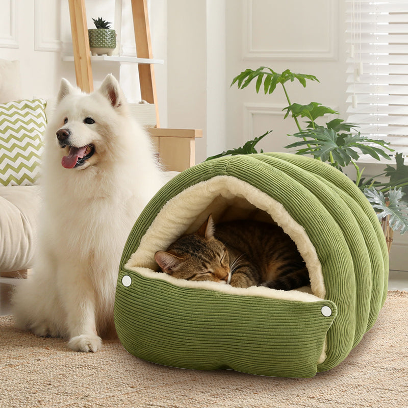 🔥Limited-time offer-Warmth Cozy Comfort Plush Pet Cave