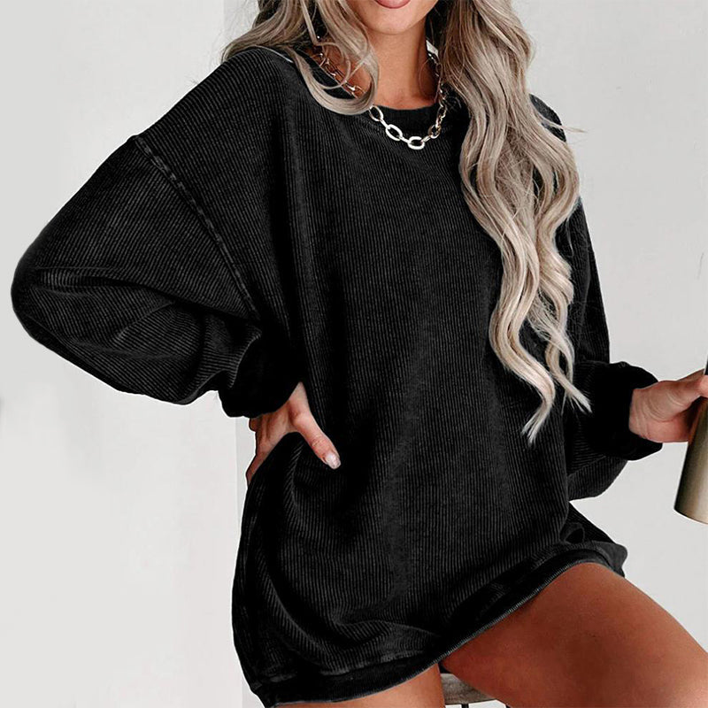 🔥Limited-time offer: 50% off-Women's Casual Round Neck Sweatshirt