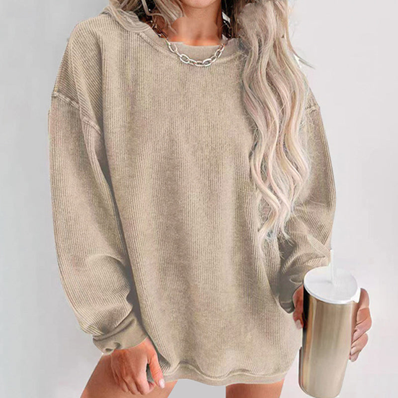🔥Limited-time offer: 50% off-Women's Casual Round Neck Sweatshirt