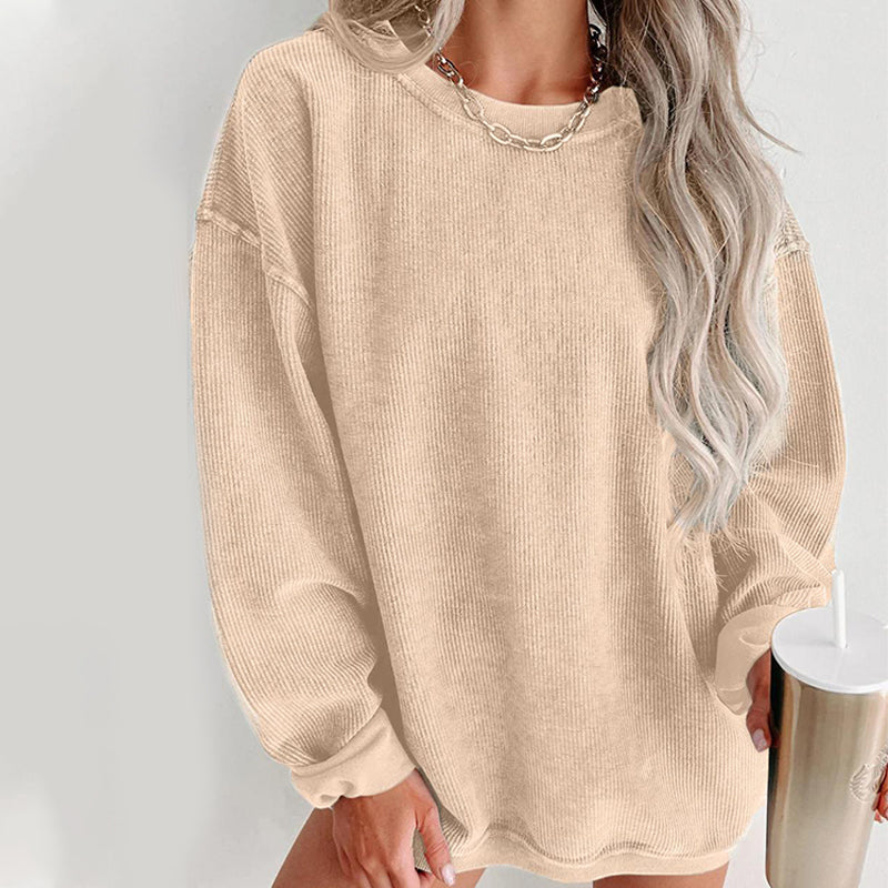 🔥Limited-time offer: 50% off-Women's Casual Round Neck Sweatshirt