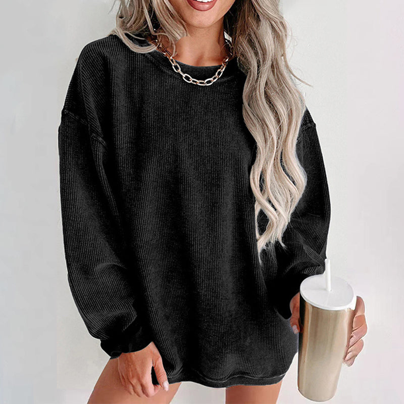 🔥Limited-time offer: 50% off-Women's Casual Round Neck Sweatshirt
