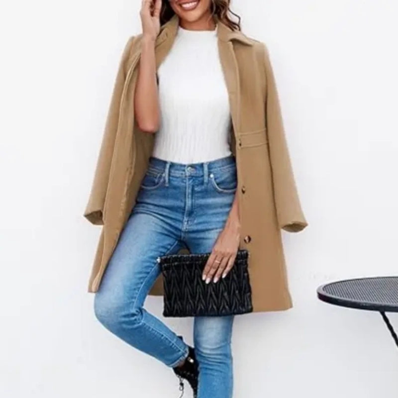 🔥Limited-time offer-Women's Elegant Long Sleeve Coat