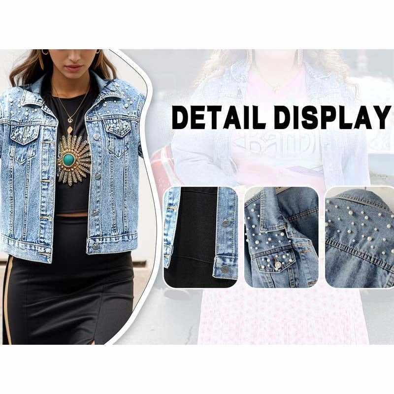 🔥Hot Sale: 50% Off-Women’s Fashion Button-up Denim Jacket