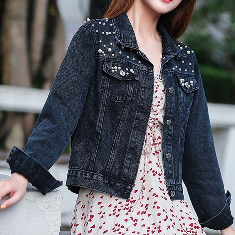 🔥Hot Sale: 50% Off-Women’s Fashion Button-up Denim Jacket