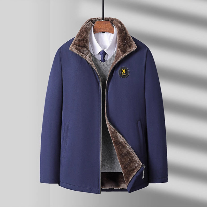 Men's Warm Plush Lined Jacket