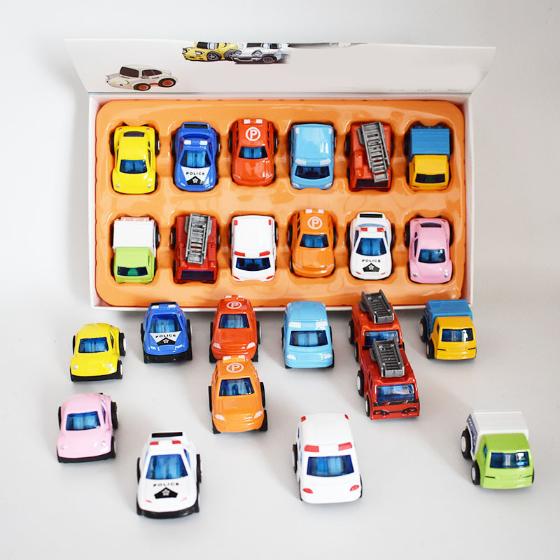 🔥Hot Sale Offers-12-Piece Mini Alloy Pull-Back Car Set