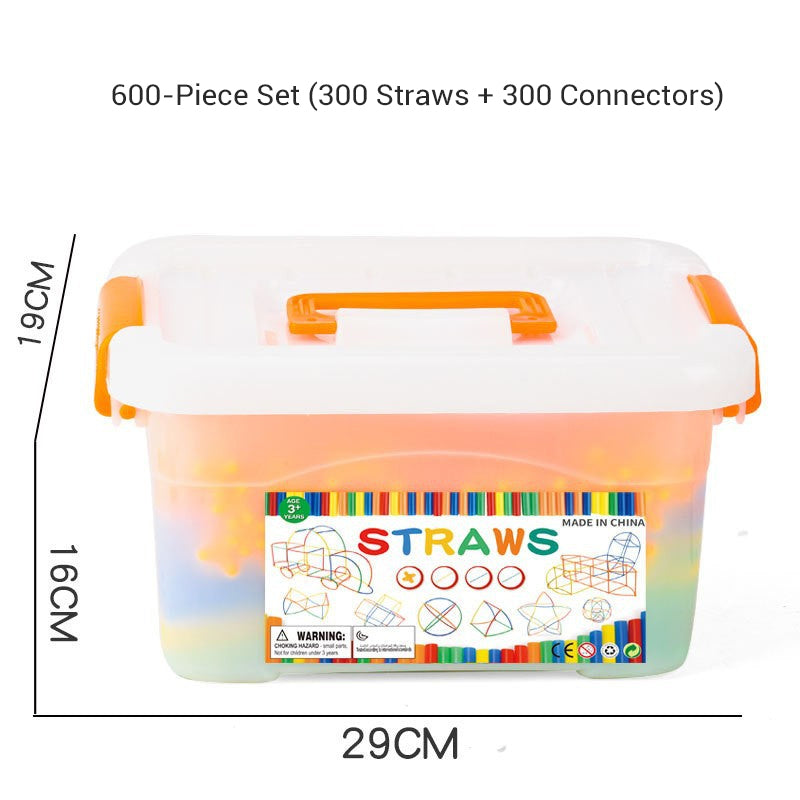 🔥Hot Sale Deals-Flexible Straw Constructor Building Toy