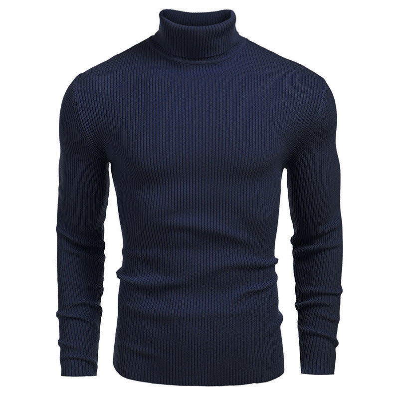 ❄️ Cold-Weather Comfort | Men's Soft Knit Turtleneck Sweater