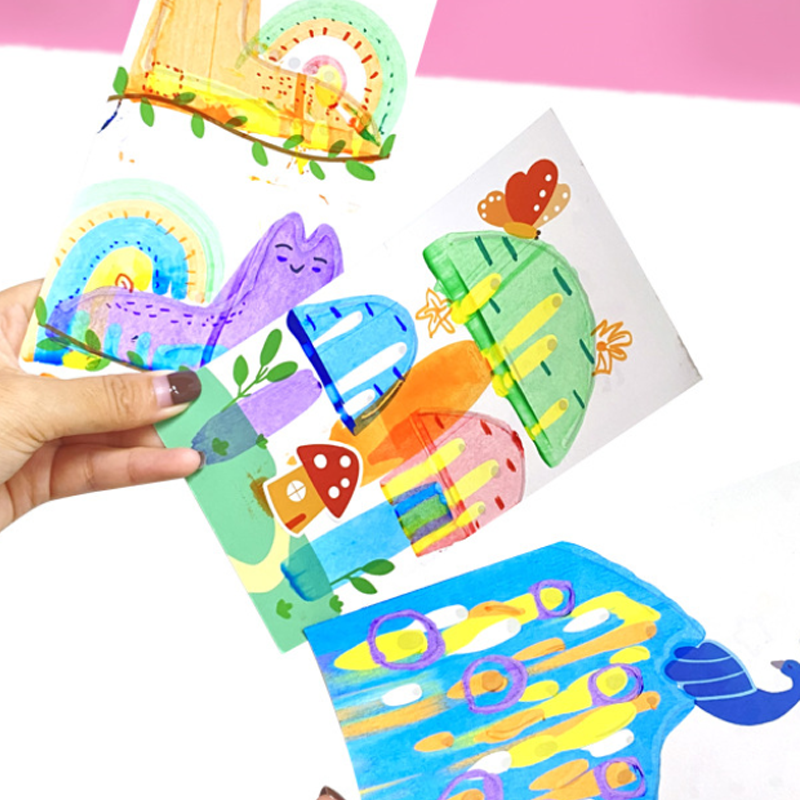35PCS Rainbow Scratch Art Kit for Kids