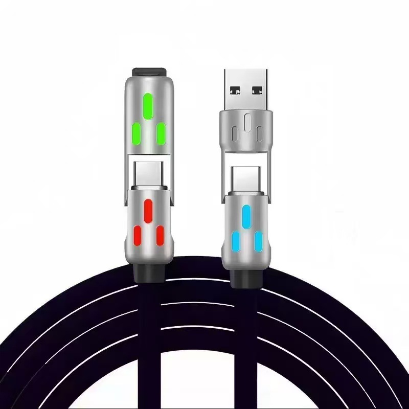Universal RGB 4-in-1 Fast Charging Cable