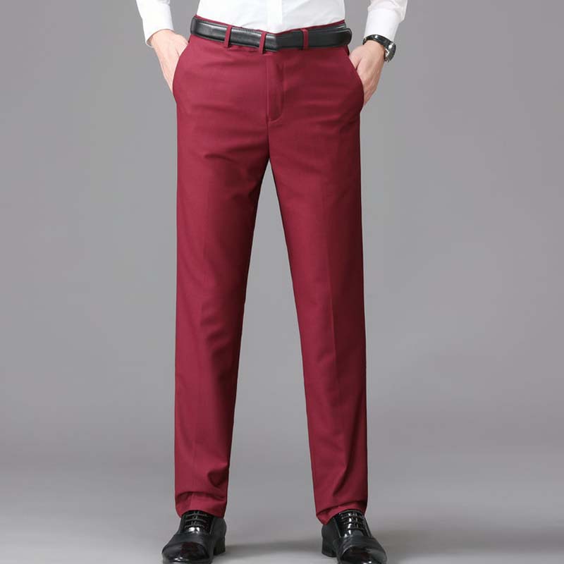 🔥New arrivals offer-Men's Classic Fit Lightweight Casual Stretch Suit Pants
