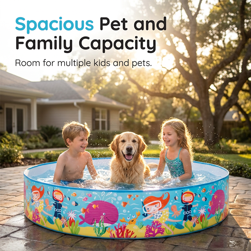 Foldable Kids Backyard Wading Pool
