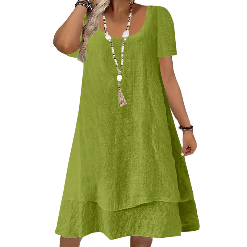 ⌛Limited-Time Offer-Women's Casual Loose Fit Short Sleeve Dress