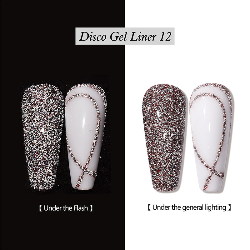 💅50% OFF FLASH SALE | Reflective Glitter Gel Nail Polish Liner