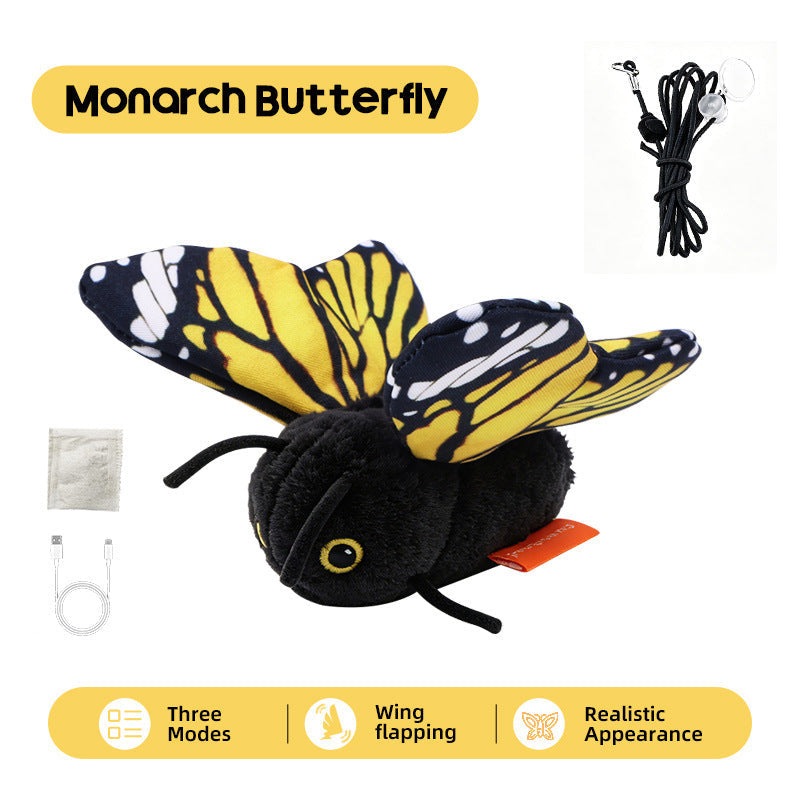 🦋🐱 Smart Sensing Flapping Butterfly Toy – 49% OFF! Motion-activated, realistic flight, interactive fun – keeps your cat engaged for hours. 🔥✨