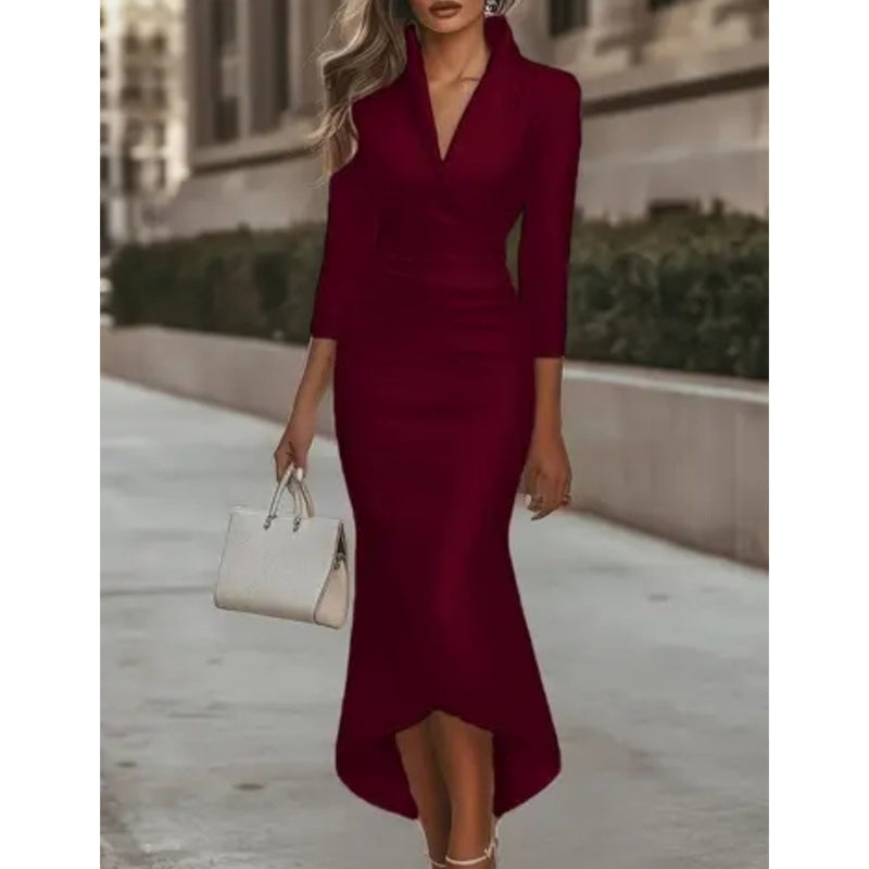 ✨New Arrivals & Special Offers-Women's Elegant Satin Midi Dress
