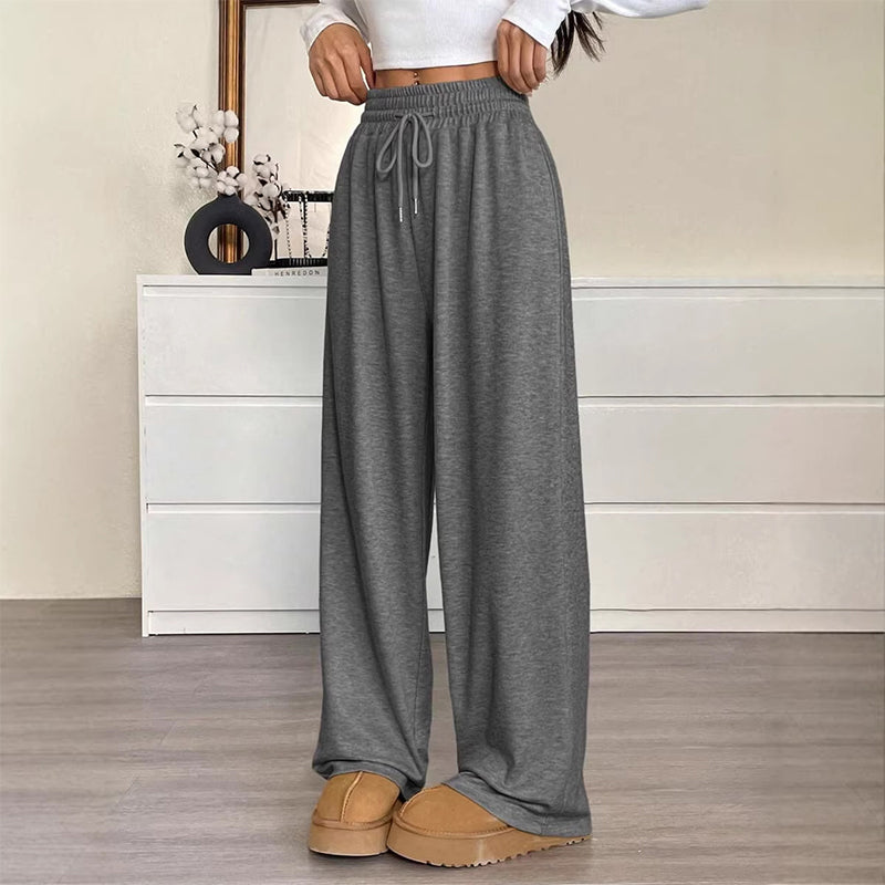 ⌛Limited-Time Offer-Women's High Waisted Wide-Leg Drawstring Pants