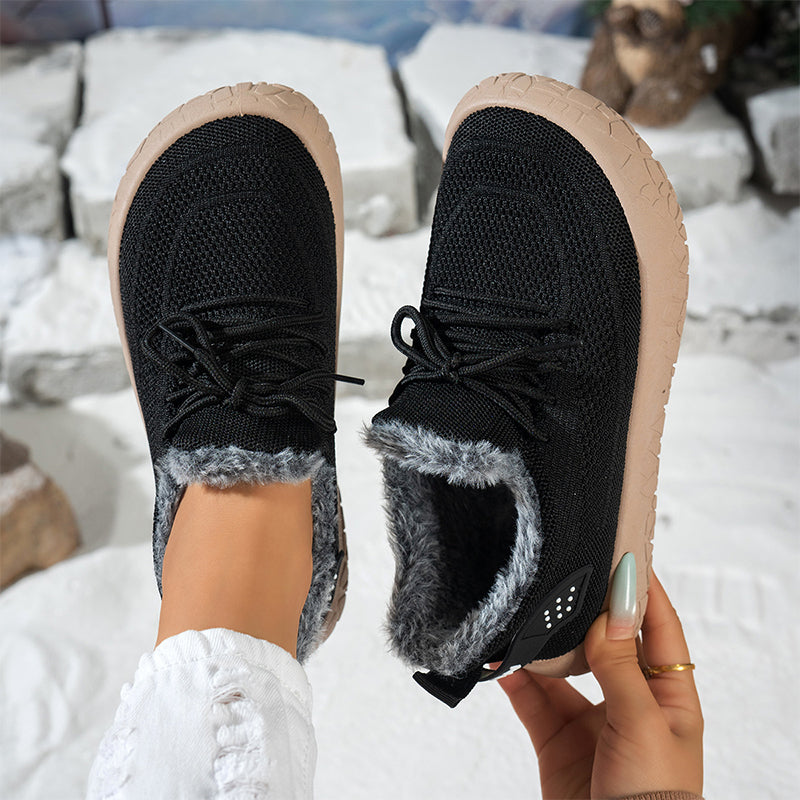 ☁️ Cozy Steps | Women’s Plush-Lined Casual Shoes