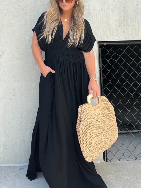 🔥Hot Sale 50% OFF💗New fashion Slit effortless long dress