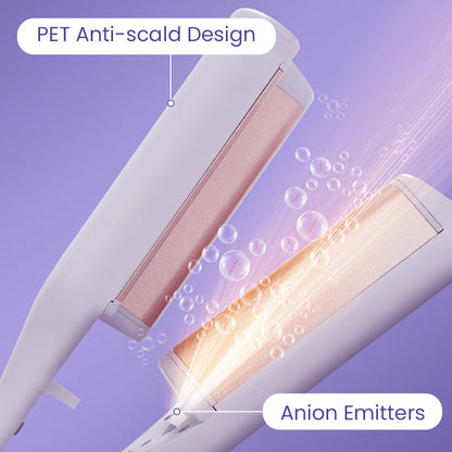 Heated Curling Irons Unleash Your Beauty | Anti Scald Design+10 Second Preheating