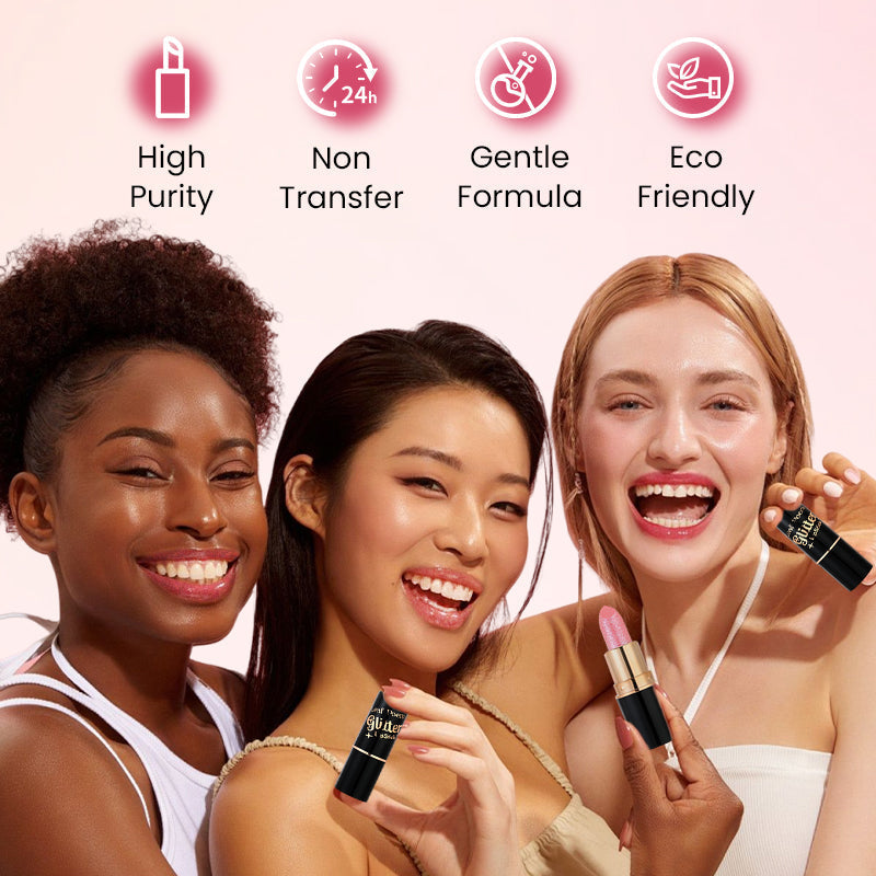 ⏰Today's Special--Buy 1 Get 1 Free💋Waterproof & Moisturizing Glitter Lipstick💎