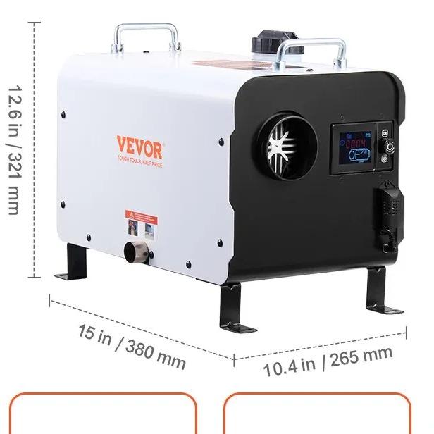 📢📢50% OFF!!⏰8 kW diesel heater, 12 V/24 V all-in-one diesel air heater, Bluetooth app control, remote control and display, CO alarm, rapid heating📢📢50% OFF!!⏰