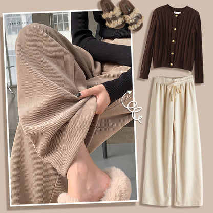 🔥Black Friday Sale🔥Cozy Chic Wide-Leg Drawstring Pants