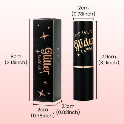 ⏰Today's Special--Buy 1 Get 1 Free💋Waterproof & Moisturizing Glitter Lipstick💎