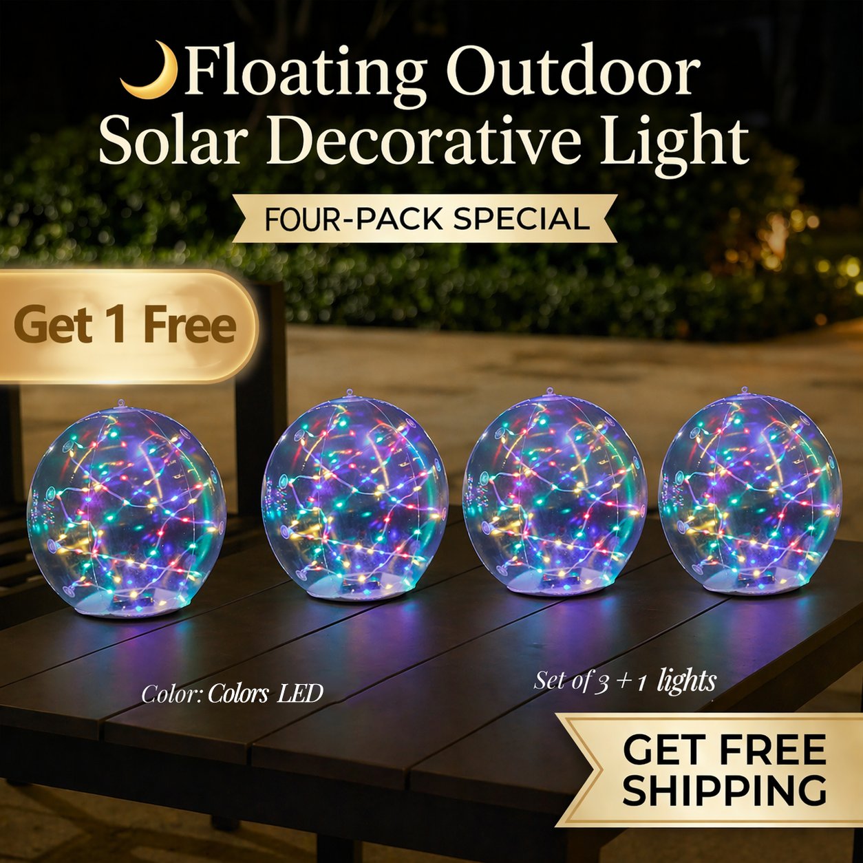 🌙Floating Outdoor Solar Decorative Light