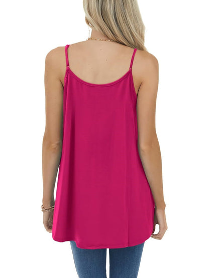 ✨Women Spaghetti Straps Pleated Loose Tank Top (BUY 2 FREE SHIPPING)