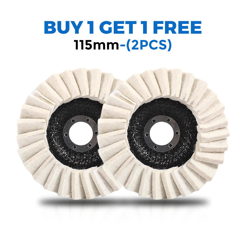 ✨ BUY 1 GET 1 FREE ! 🔧 Wool Felt Flap Polishing Disc – Easy to Use, Surface-Safe & Professional Finish 🧽
