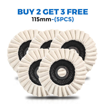 ✨ BUY 1 GET 1 FREE ! 🔧 Wool Felt Flap Polishing Disc – Easy to Use, Surface-Safe & Professional Finish 🧽