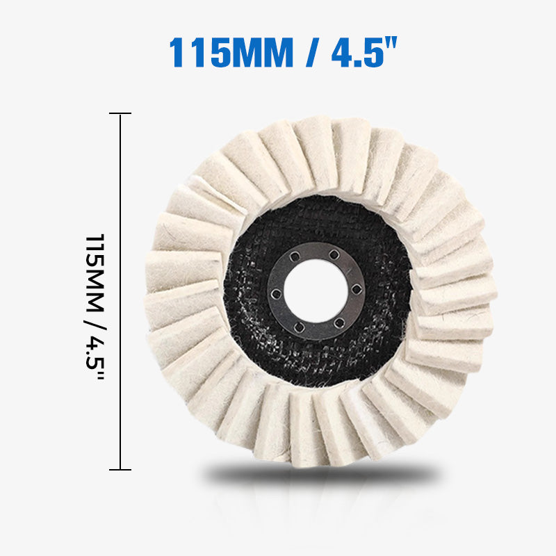 ✨ BUY 1 GET 1 FREE ! 🔧 Wool Felt Flap Polishing Disc – Easy to Use, Surface-Safe & Professional Finish 🧽