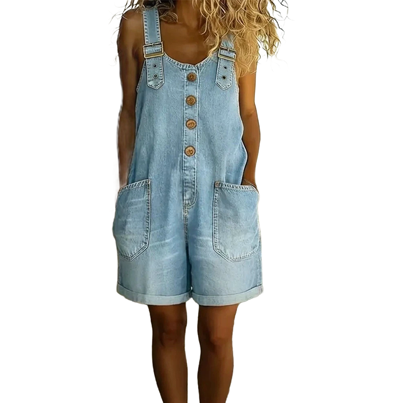 ⌛Limited-time Offer 50% OFF👍Women's Casual Denim Romper