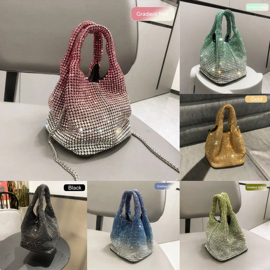🔥New Arrivals Special Offer-Women's Rhinestone Bucket Handbag