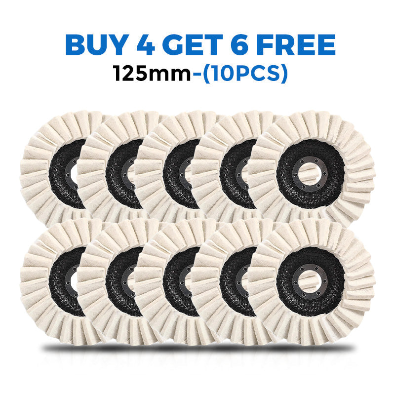 ✨ BUY 1 GET 1 FREE ! 🔧 Wool Felt Flap Polishing Disc – Easy to Use, Surface-Safe & Professional Finish 🧽