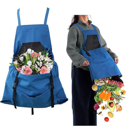 🎁 Hot Sale 49% OFF 🔥Cross Back Gardening Apron With Deep Kangaroo Release Pockets