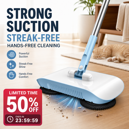 🔥New Hot Selling-50% Off!!🤖🧹SMART ROBOT VACUUM CLEANER MOP & BROOM