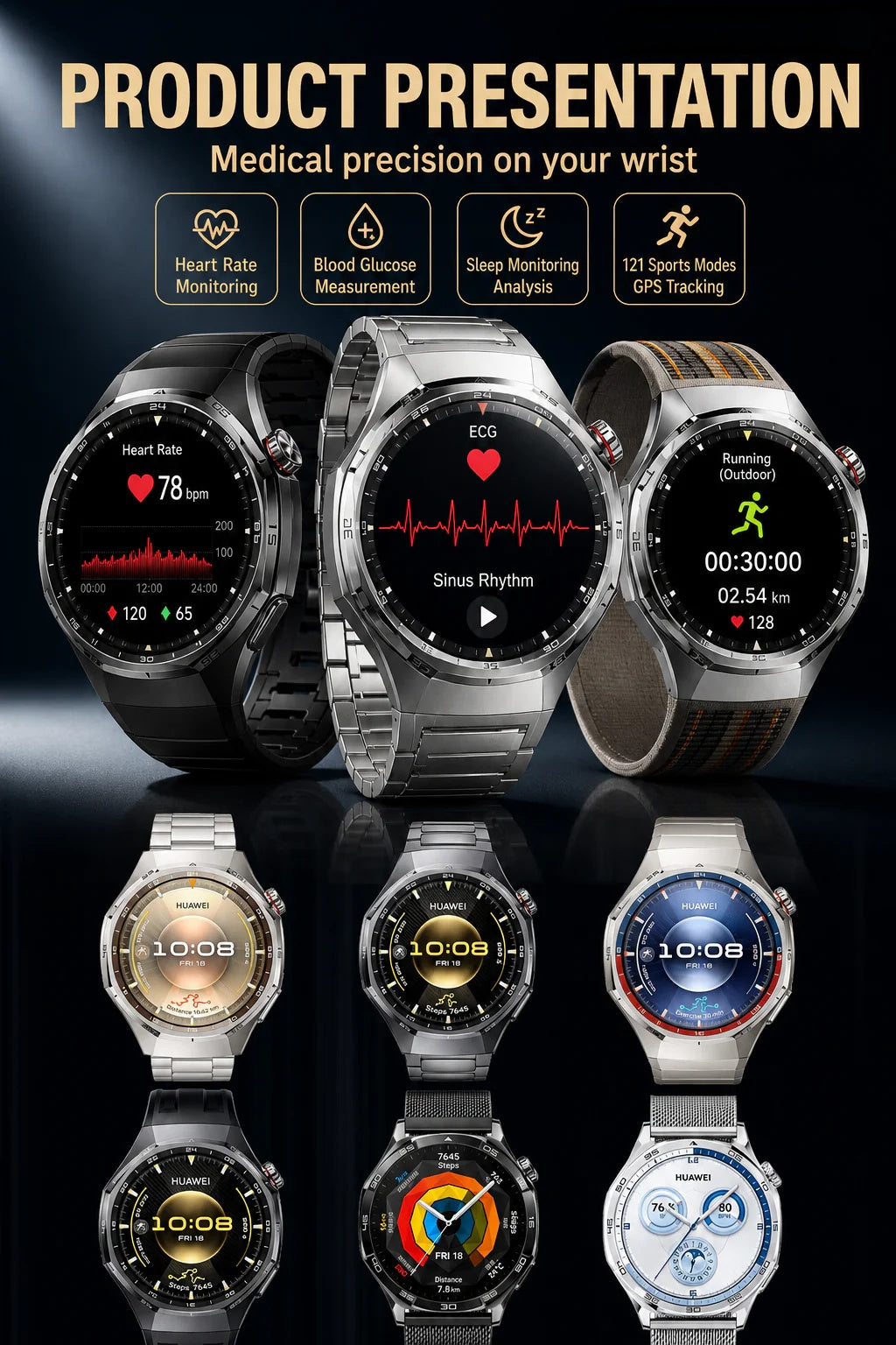 ⌛Limited-Time Offer-GT6pro Bluetooth Call Smartwatch – Bestseller