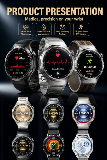⌛Limited-Time Offer-GT6pro Bluetooth Call Smartwatch – Bestseller